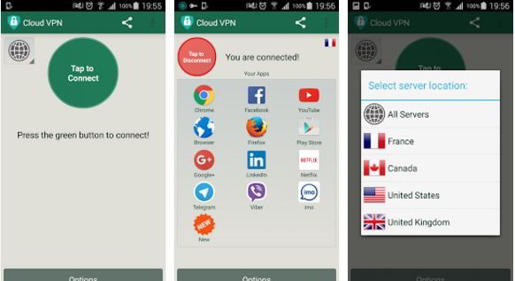 CloudVPN - best VPN apps for Android