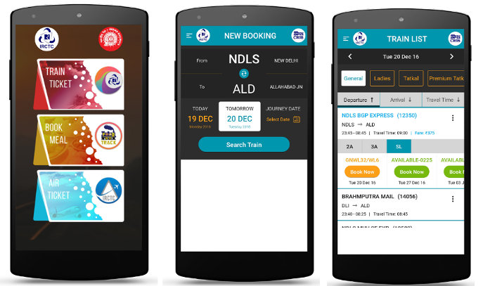 Irctc Rail Connect App Launched Book Train Tickets Faster On Mobile