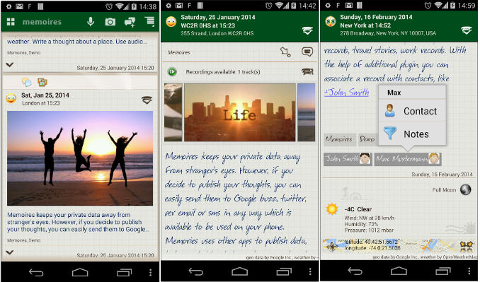 diary writing apps for android