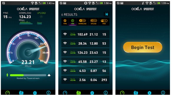 speedtest broadband internet speed test phone