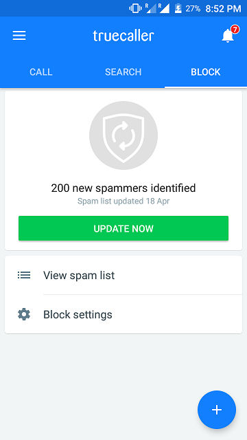 truecaller app spam blocker