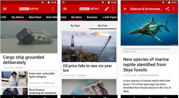 download BBC news app