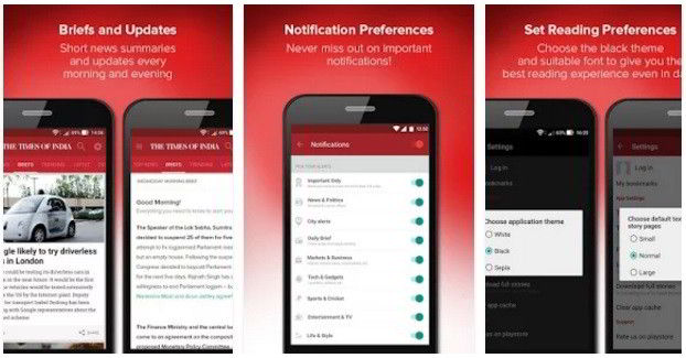 Times of India app