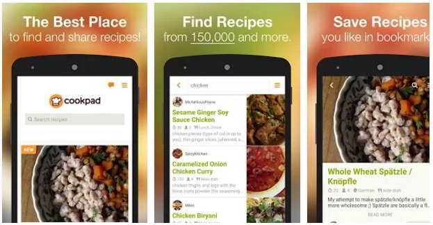 cookpad recipe app for Android and iPhone