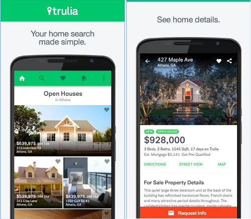 trulia best real estate apps