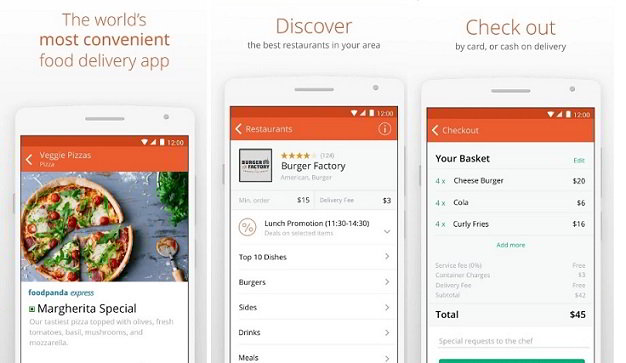 Foodpanda - best food delivery apps for Android and iOS