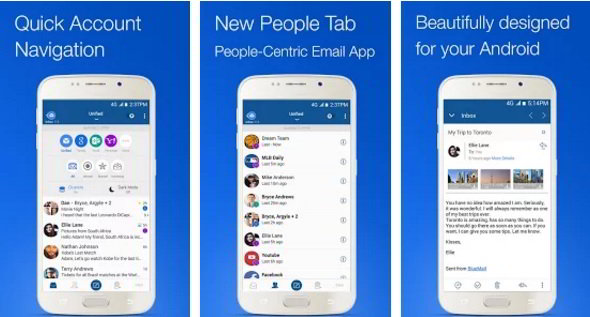 BlueMail app : email clients for Android