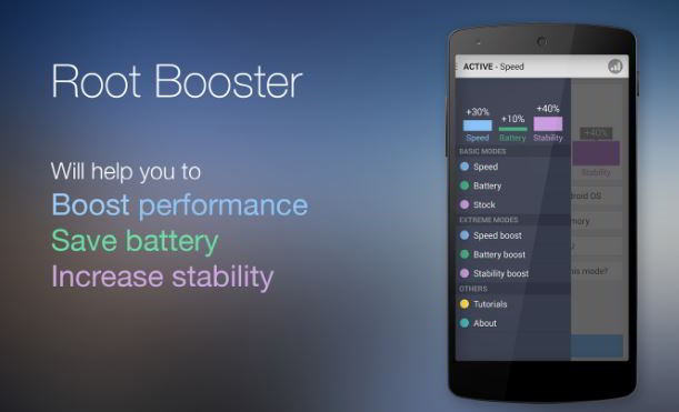 Android root apps booster