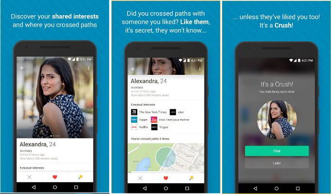 happn - best Android dating apps
