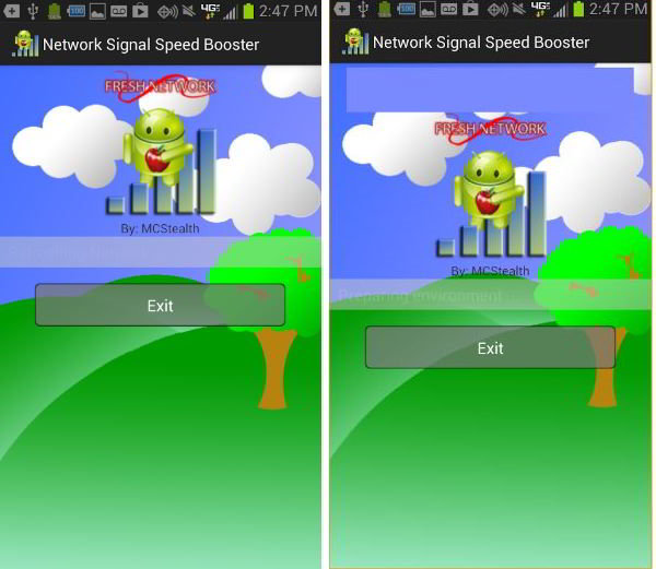 network signal speed booster app for Android