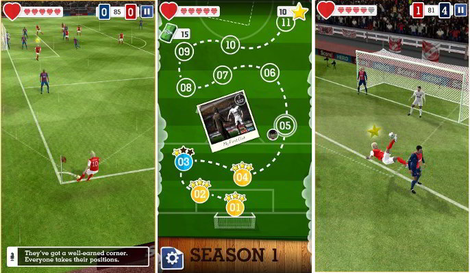 score hero - best soccer games for Android and iPhone