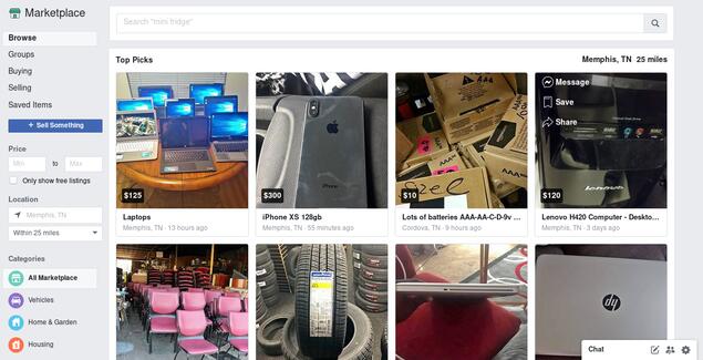 Facebook marketplace