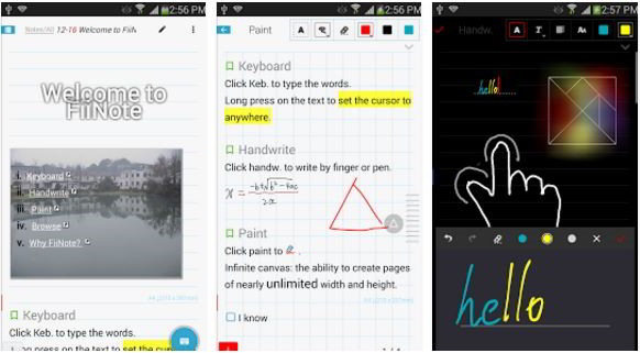 fiiwrite - best note taking apps Android
