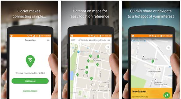 jionet WiFit hotspot finde app for Android and PC
