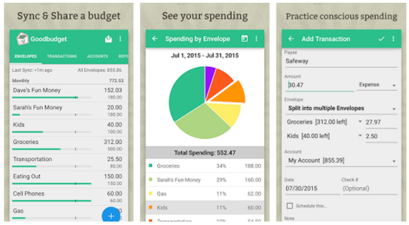 personal budget app android template