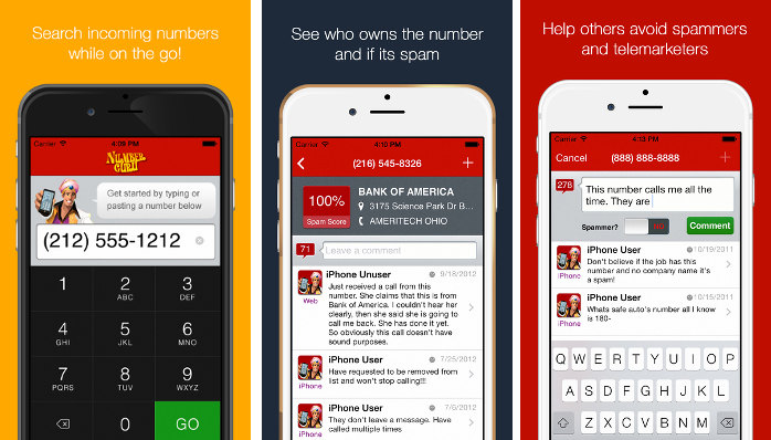 numbers guru - find whose number is this iPhone Android iPad