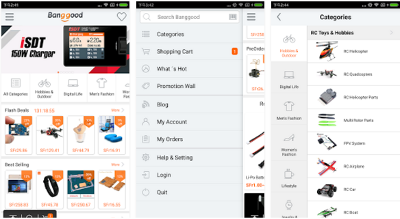 banggood - top apps like ali express