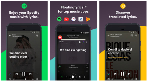 musixmatch app for Android and iPhone