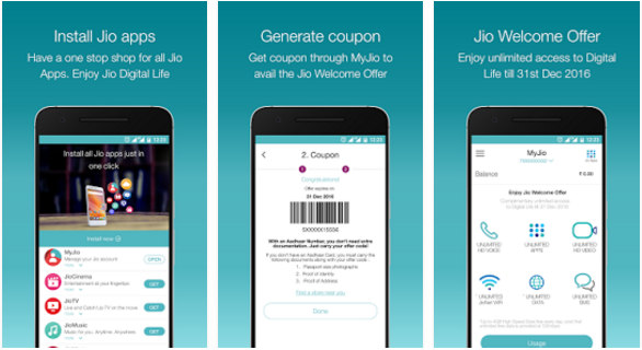 myjio - best jio barcode generator app 2016