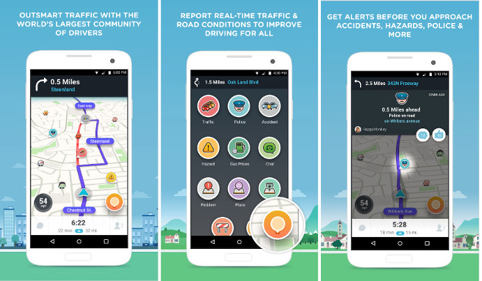 waze - best navigation apps Android iPhone