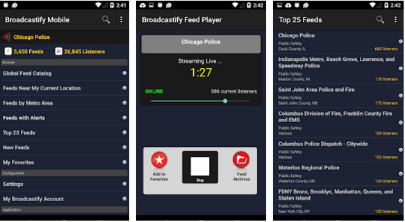 broadcastify - best police scanner app 