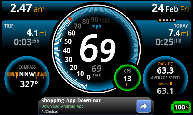Ulysse speedometer app