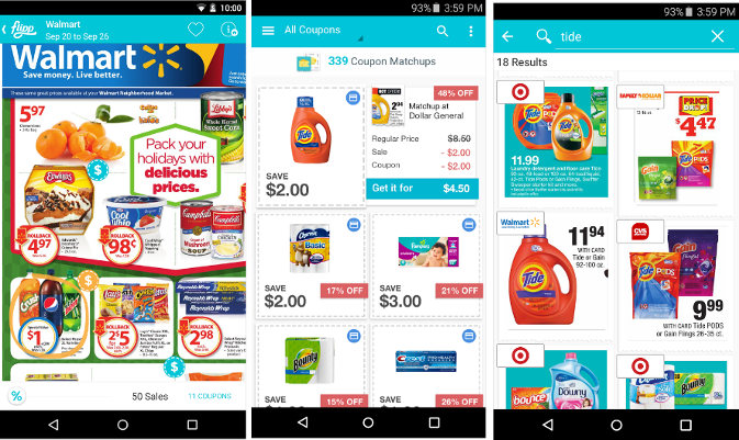 flipp - best Android coupon app