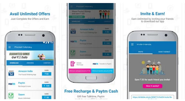 pocket money - free recharge apps