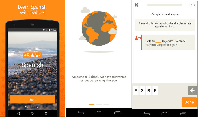 Babbel - best app to learn spanish english