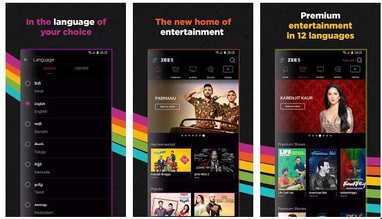 Zee5 - Best Indian Live TV apps