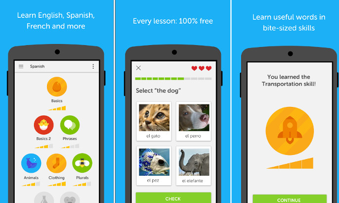 duolingo - best app to learn english spanish languages