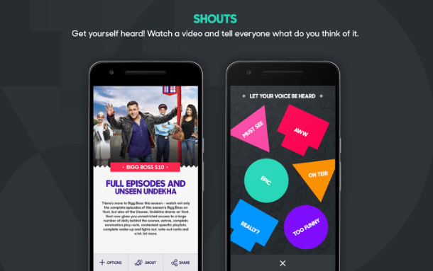 voot - best live TV apps