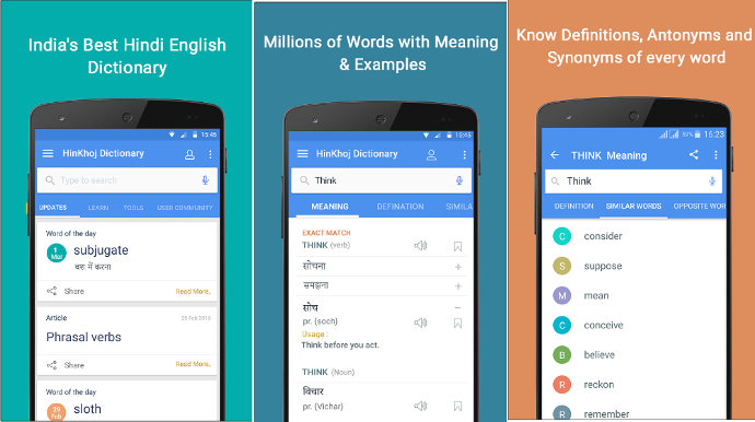 HinKhoj - best dictionary app for Android