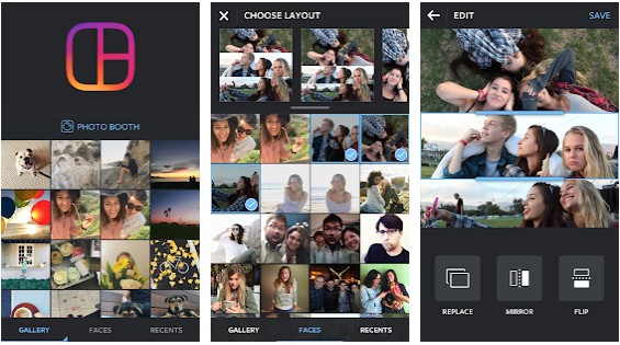 Layout from Instagram - best photo collage apps for Android