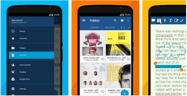 Xodo - best pdf reader for Android