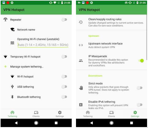 VPN Hotspot - best tethering apps for Android
