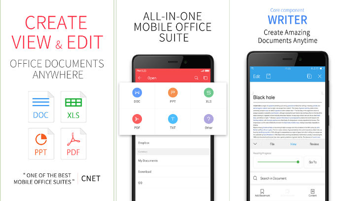 WPS - best office apps for Android