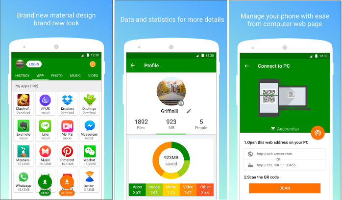 Xender - best Android file transfer apps