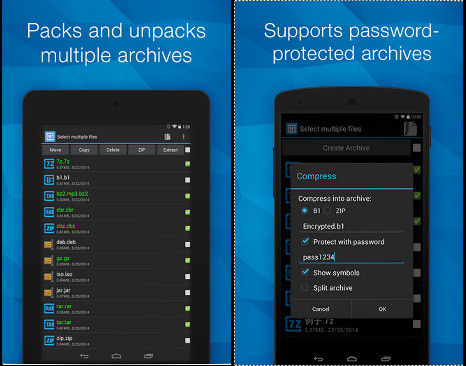 B1Archiver - Best Android file compressor