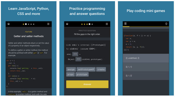 Enki - apps to learn programming