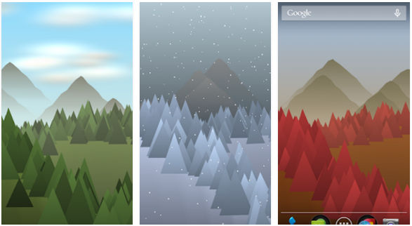 Forest Live Wallpaper app