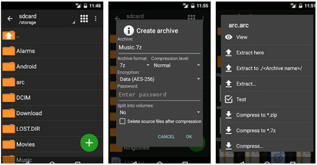 ZArchiver - Best file compressor for Android