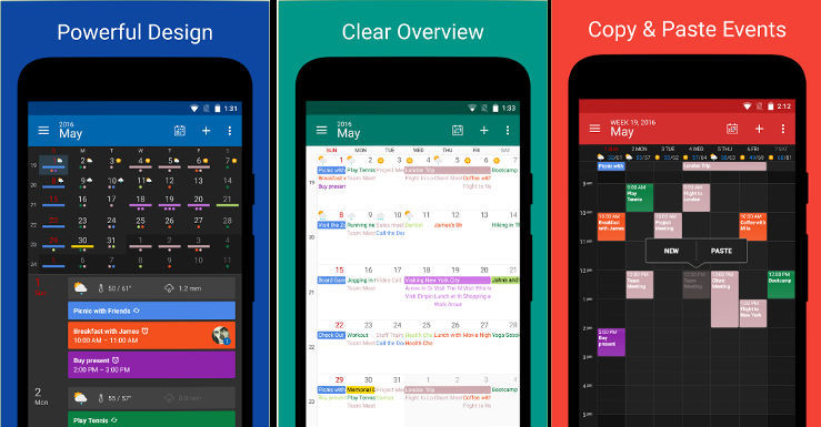 just calendar app