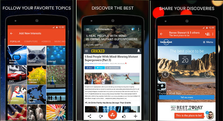 StumbleUpon - best apps like reddit