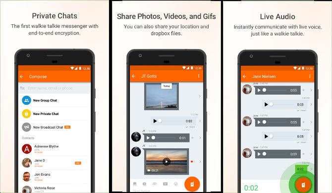 Voxer - best walkie talkie apps