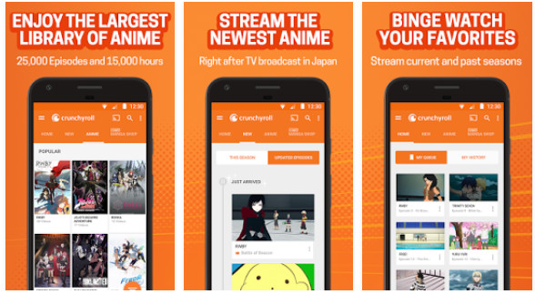 Crunchyroll - best apps to watch anime