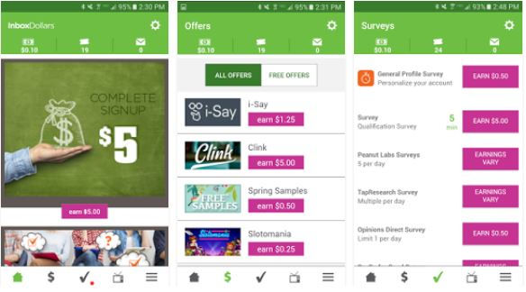 InboxDollars - best apps to make money online