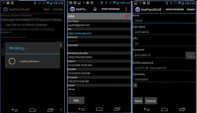 KeePassDroid - Best Android security apps