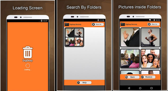 DigDeep - best apps to recover deleted photos