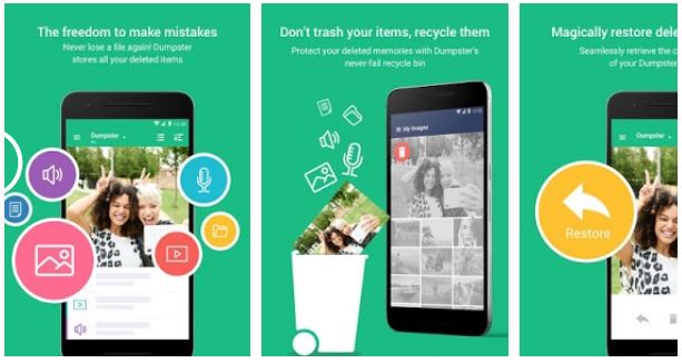 Dumpster - best data recovery apps for Android